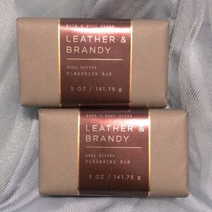 NEW- Bath & Body Works- Leather & Brandy